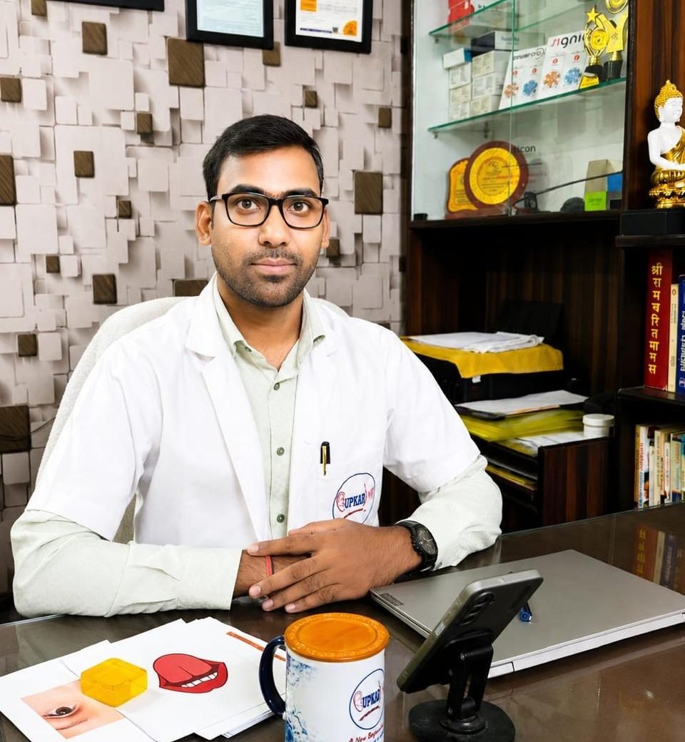 Dr. Jairam Prajapati, speech therapist at Upkar clinic, Govindpuram, Ghaziabad